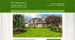 Desktop Screenshot of greensmithlandscaping.com